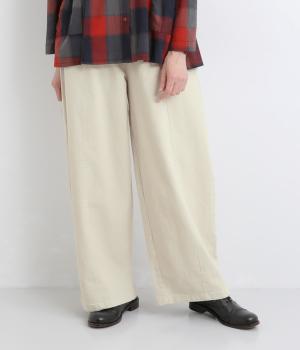 ツイルデザインタック入りパンツ(ナチュラル-F)