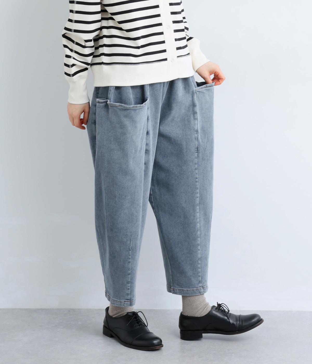 加工デニムユーズドサイドポケット付パンツ（COLORK）の商品詳細