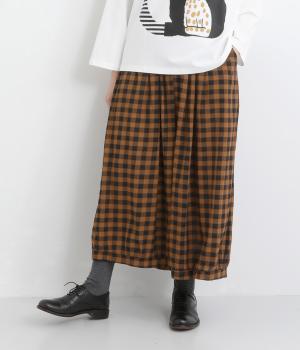 ギンガムCHECKナチュラルパンツ