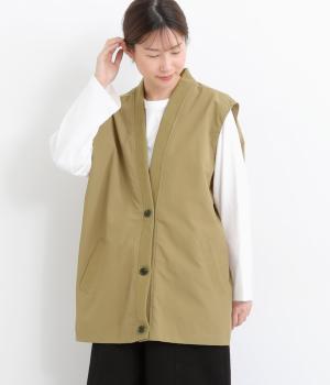 ナイロンロングベスト