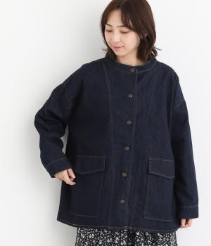 やわらかデニムワークジャケット