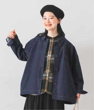 起毛デニムGジャン風オーバージャケット