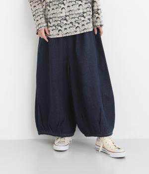 ポコポコタックゆったりナチュラルパンツ