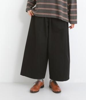 ユーズドツイルダンプAラインワイドパンツ(ブラック-F)