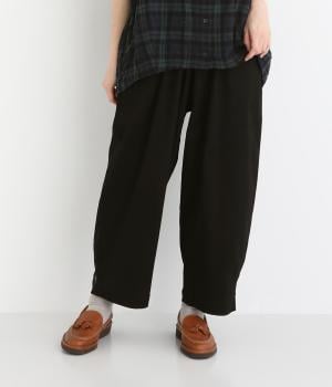 ツイルストレッチサクッとパンツ(ブラック-F)