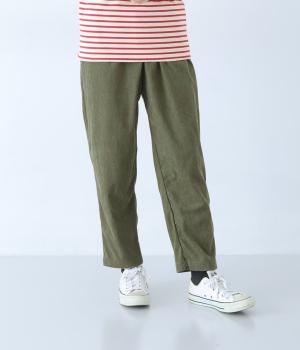 やわらかコール天テーパードパンツ