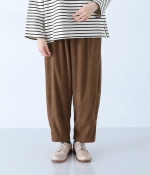 やわらかコール天ラウンドバルーンパンツ