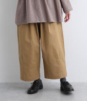 ツイルストレッチバルーンパンツ(ベージュ-F)