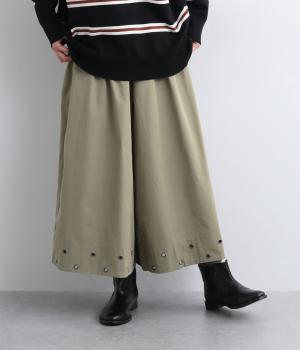 ダンプワイドパンツ(カーキ-F)