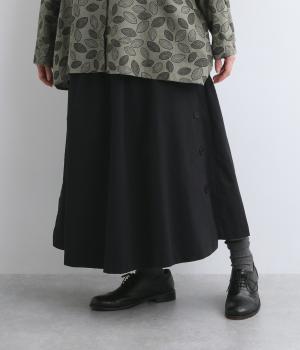 ダンプ2枚風パンツ(ブラック-F)