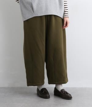裏起毛タックパンツ