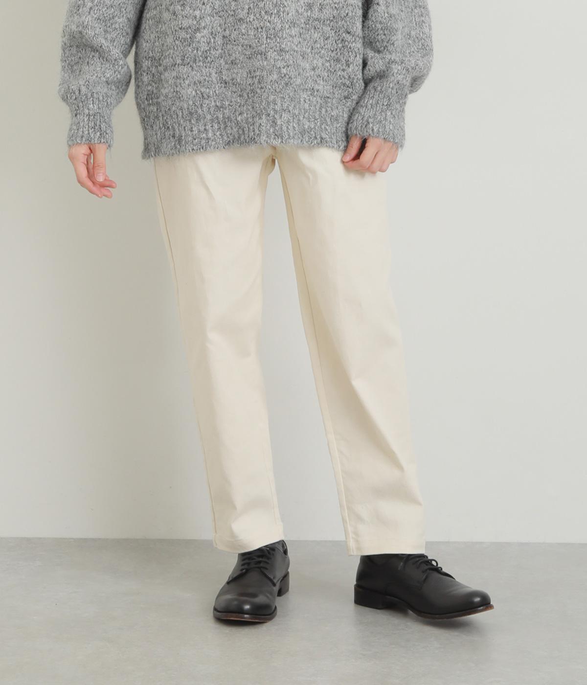 ストレッチツイルテーパードパンツ(ナチュラル-F)