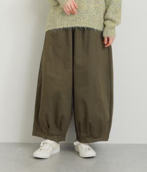 ストレッチツイルバルーンパンツ(カーキ-F)