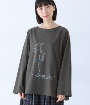 帰ってきたＤＯＧプリントロングＴシャツ