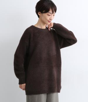 シャギーニットプルオーバー