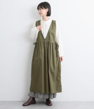 ジャンパースカート2(カーキ-F)