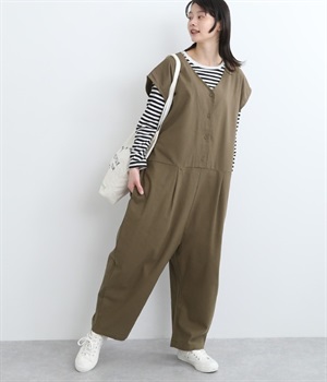 Vネックコンビネゾン