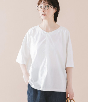 タックネックプルオーバー(ホワイト-ONESIZE)