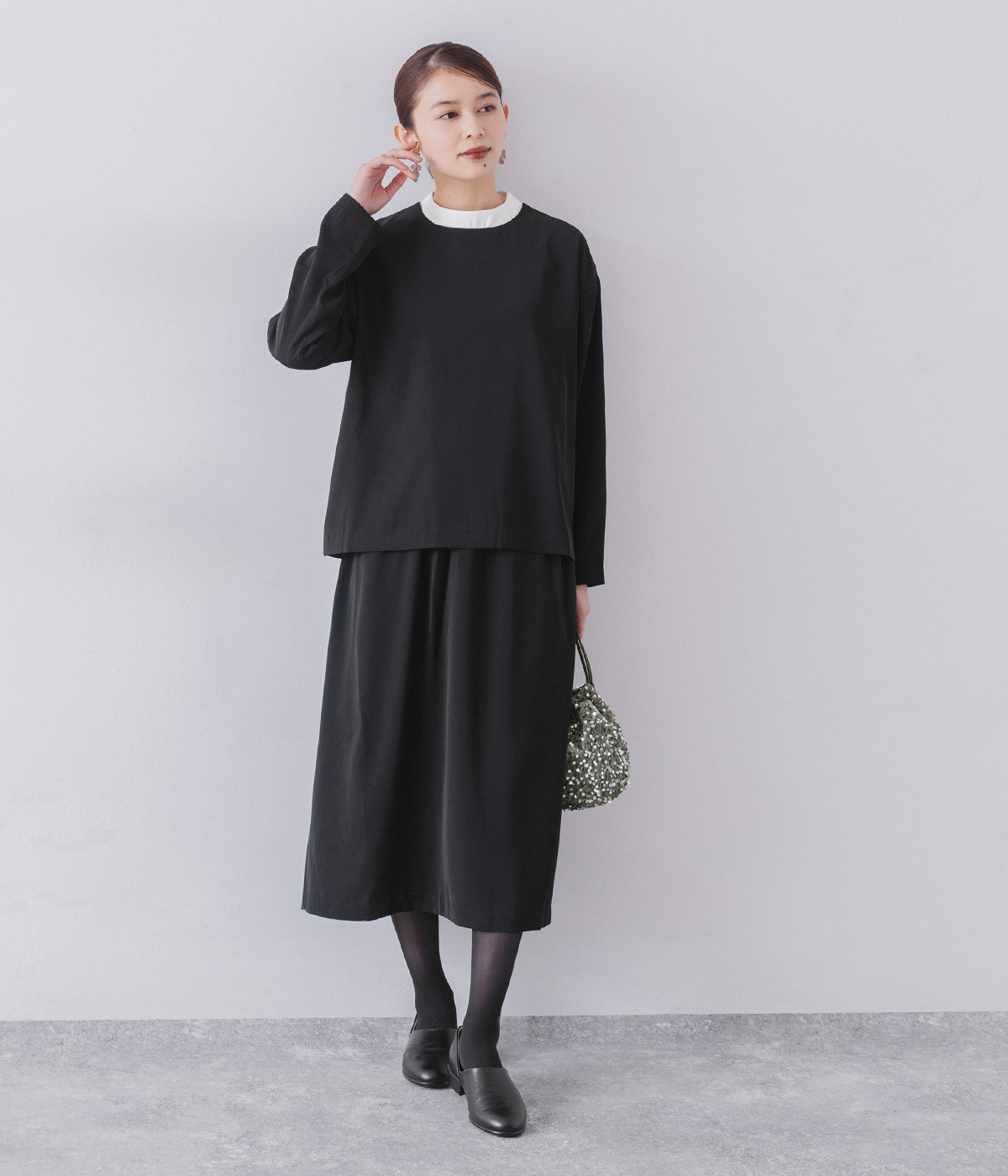 セットアップ風なワンピース