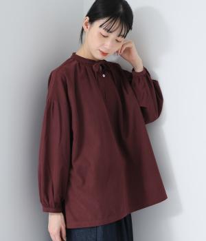 コーデュロイリボンブラウス