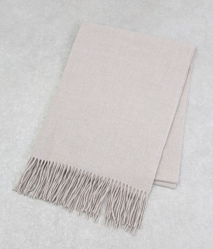 カシミヤタッチ 後染杢無地ストール