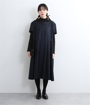 《大きいサイズ》ヨーク切替ワンピース　サイズ2