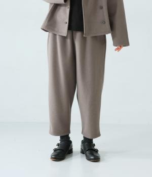 圧縮ポンチ　ウエストゴムサルエルパンツ(モカ-F)