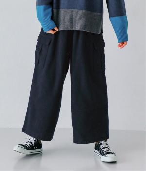 コットン起毛カーゴパンツ
