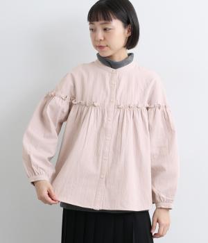 ボリューム袖フリルブラウス