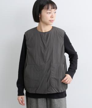 保温中綿「Zermoly」ノーカラーベスト