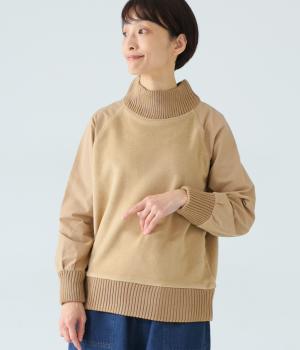 エコウール　ハイネックプルオーバー