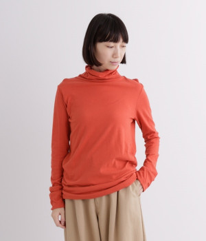 ラフィーガーゼタートルネックプルオーバー(レッド-ONESIZE)