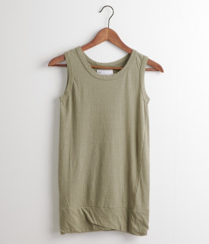 ラフィーガーゼタンクトップ(ライトカーキ-ONESIZE)