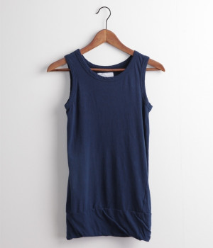ラフィーガーゼタンクトップ(ネイビー-ONESIZE)