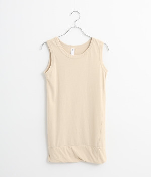 ラフィーガーゼタンクトップ(ベージュ-ONESIZE)