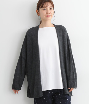 ハイゲージニット　トッパーカーディガン