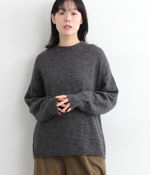 スラブニットロングTシャツ