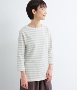 天竺七分袖Tシャツ