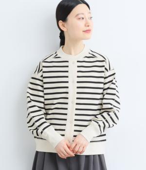 リブ使いカーディガン