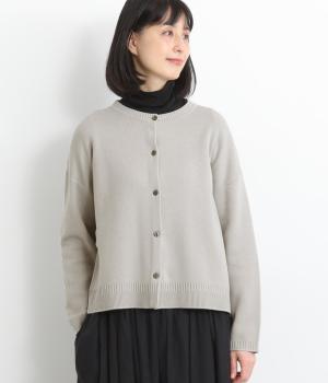 クルーネックカーディガン