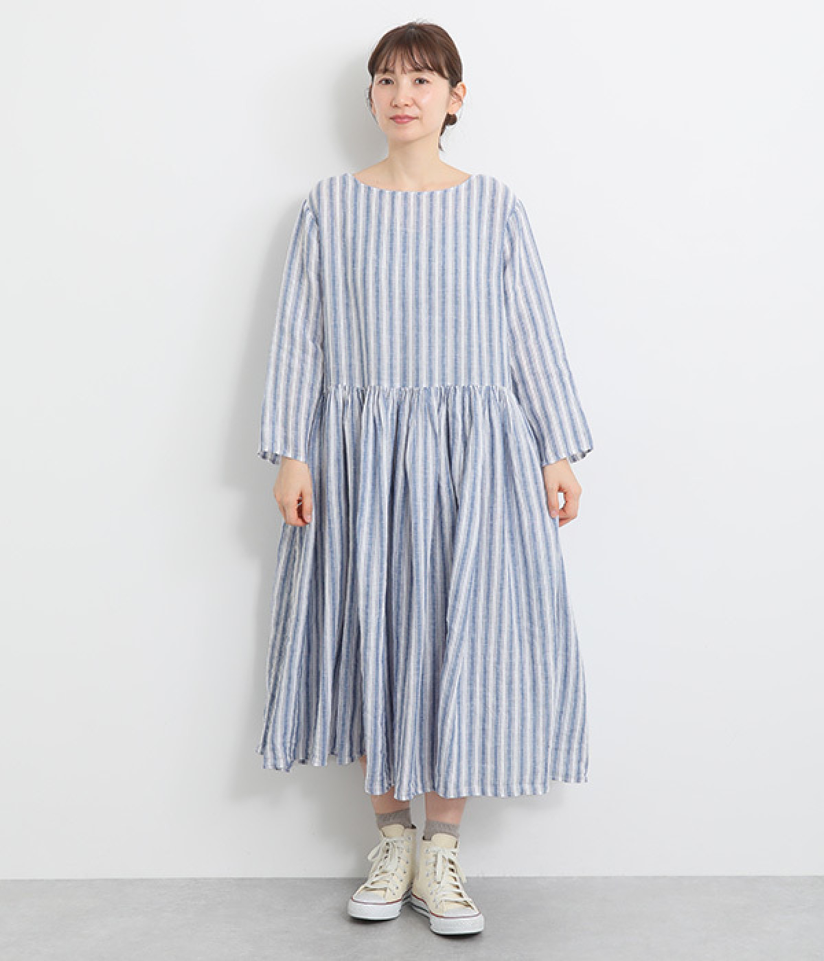 L*i様 SLOANE Marisol別注 カットソーワンピース ネイビー 2 フォクシーニューヨーク Dress Muguet 40621 ワンピース 40
