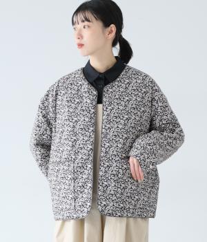 ブロードクロスソフト仕上げリバーシブルキルトジャケット