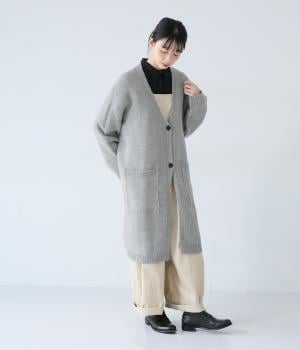 強縮ニットコート