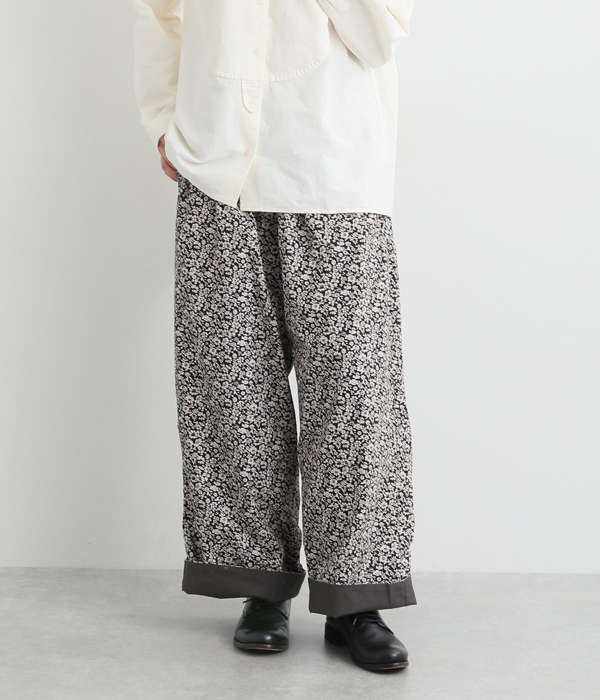 ブロードクロスソフト仕上げリバーシブルパンツ(モノトーンプリント-F)