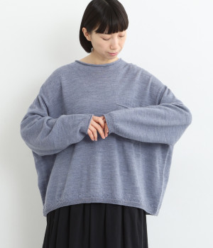 ハイゲージニット胸ポケットプルオーバー(フジ-ONESIZE)