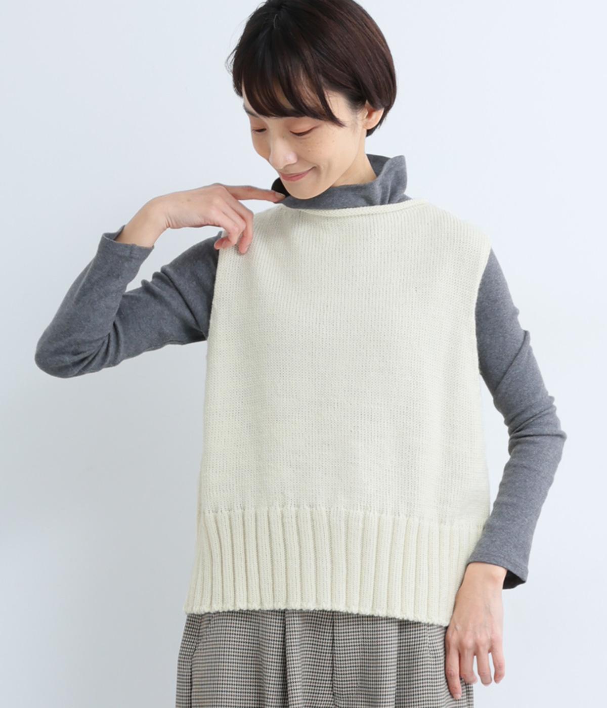 ウールロービングベスト(ナチュラル-F)