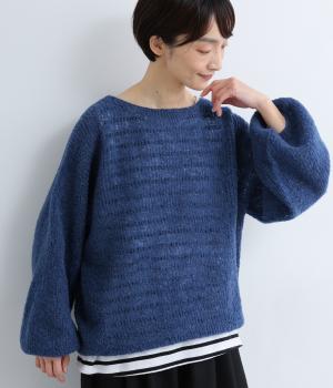 ブークレバルーン袖プルオーバー