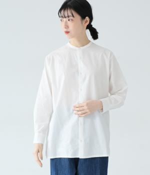 リーニエントタイプライター　スタンドカラーベーシックシャツ