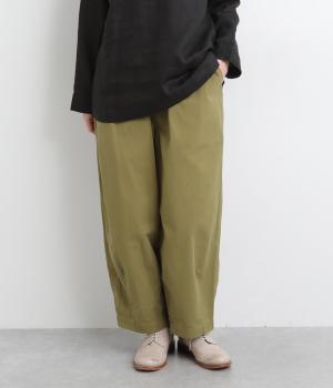 コットンツイルバレルパンツ