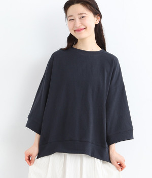 コットン天竺ワイドTシャツ